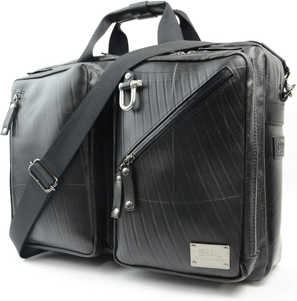 美品✨SEAL×森野帆布 コラボ 3wayバッグ ショルダー リュック 黒 Amazon.co.jp: [Seal] 森野帆布 x ビジネスバッグ 止水ファスナー 防水